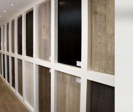 Nockeby Parkett Showroom för massiva trägolv